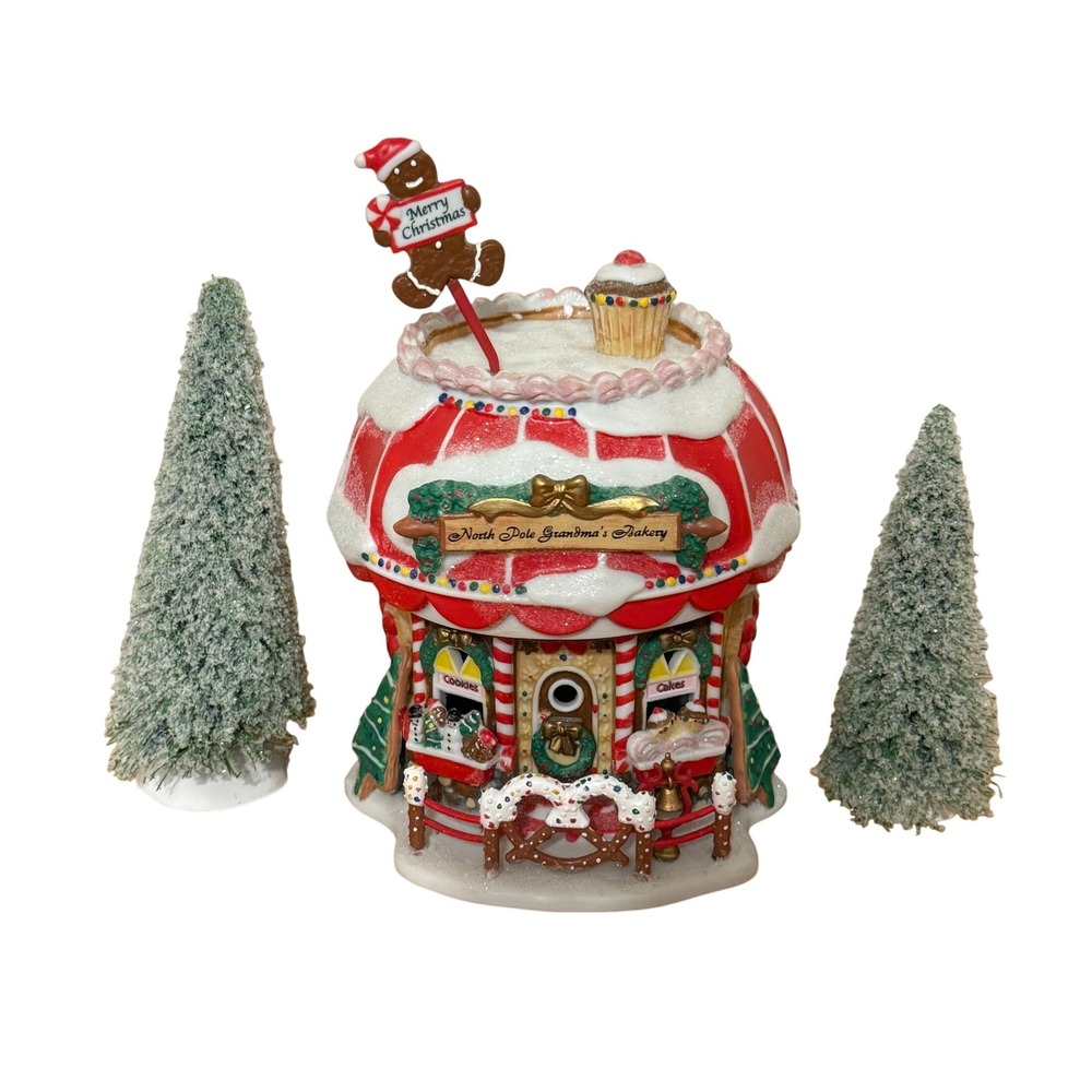 Dept 56 2002 North Pole Grandma's Bakery Village Building 05841 Complete Box
